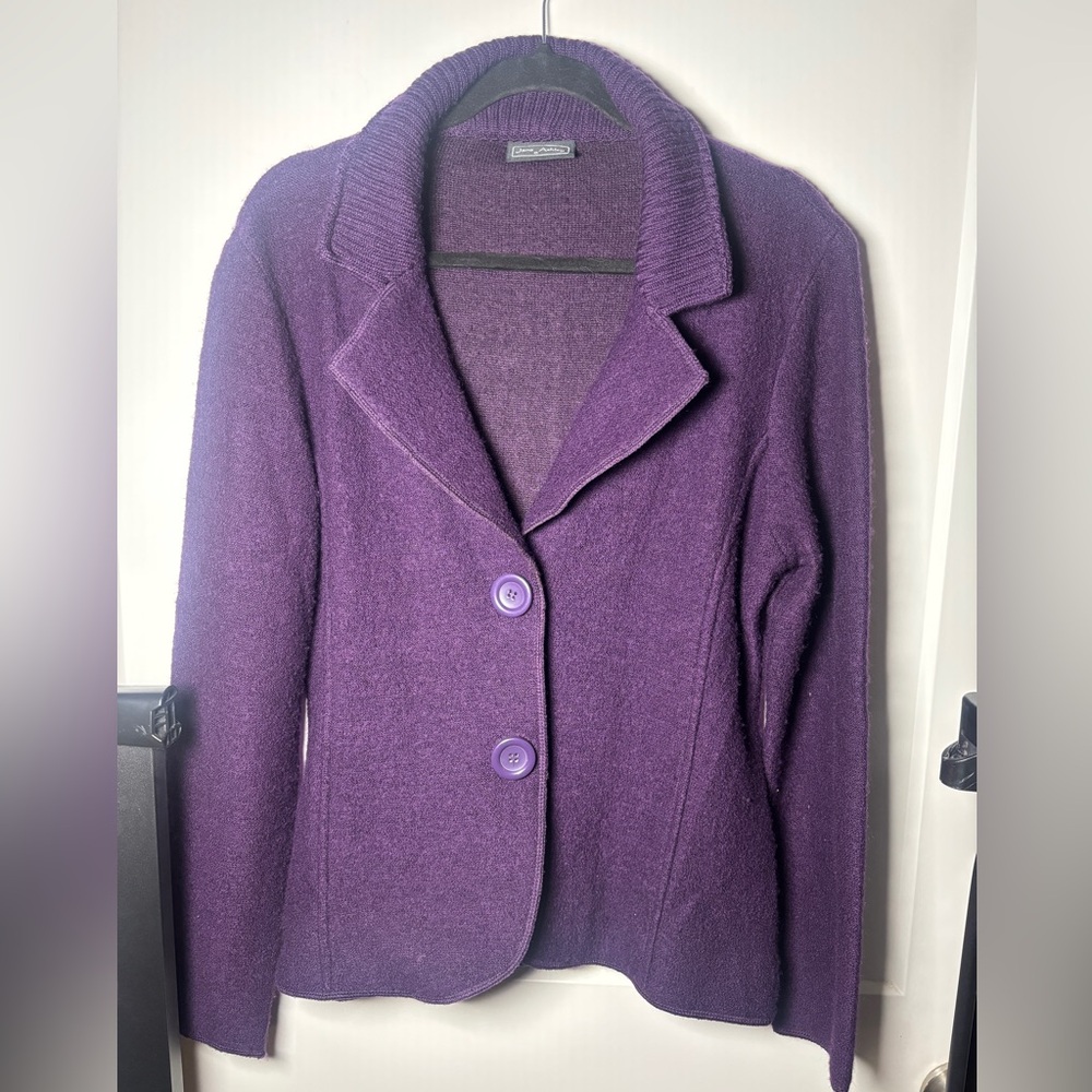 Jane Ashley Deep Purple Women's Blazer